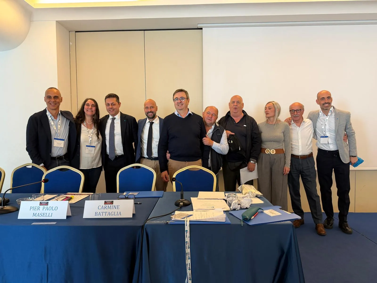 La segreteria nazionale UILFP-ANAS al 1° Congresso